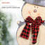 Statue de bonhomme de neige en bois-68635291