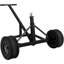 Chariot à roulettes ajustable, capacité de 1500 lb, chariot à roulettes de 25,6 po à 33,5 po
