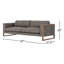 Otis 97" Square Arm Loveseat-570753334