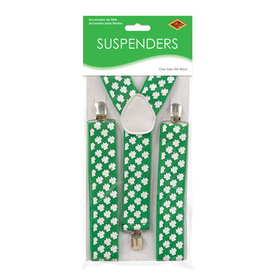 Shamrock Suspenders - Pack of 12