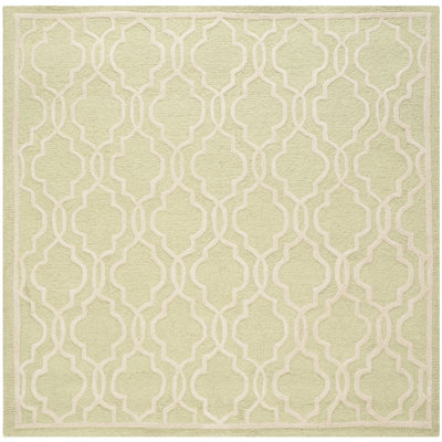 Cannen Hand Tufted Wool Geometric Rug