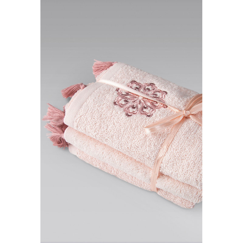 Ensemble de serviettes de bain 3 pièces Montanez, Poudre, Bath Towel - 3 pack