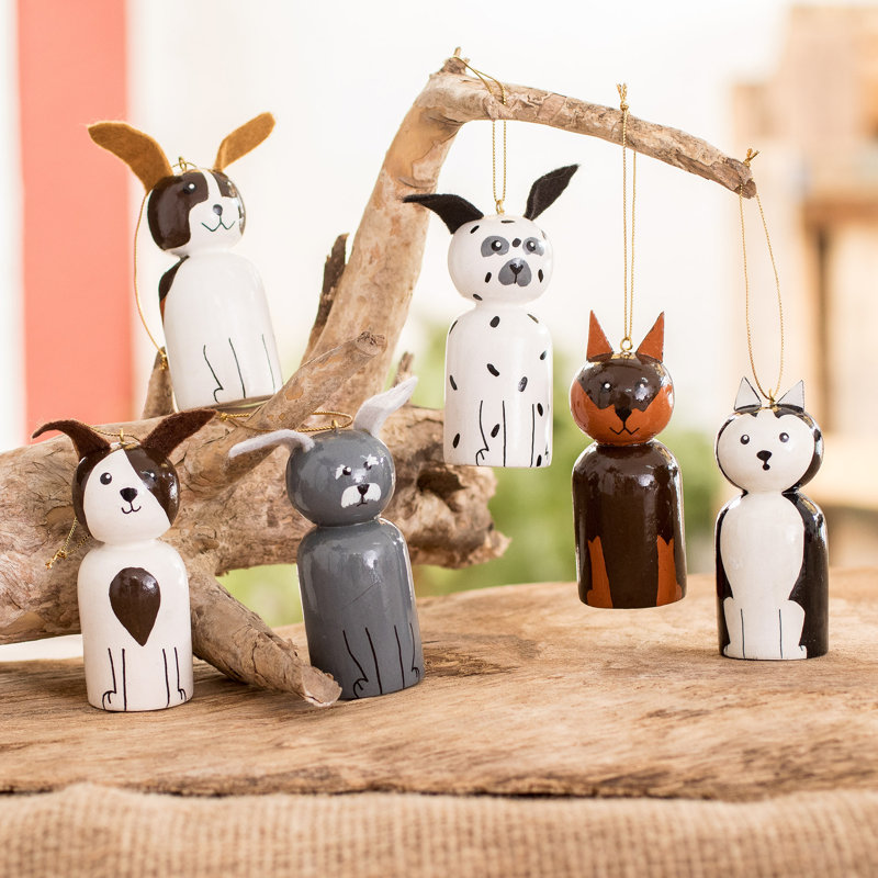 Ensemble de 6 figurines suspendues Loyal Friends