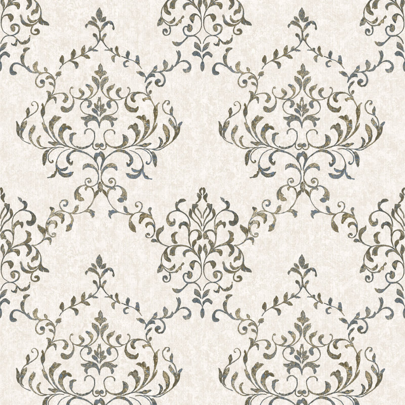 Marne 10m x 53cm Textured Matte Wallpaper Roll, Grey
