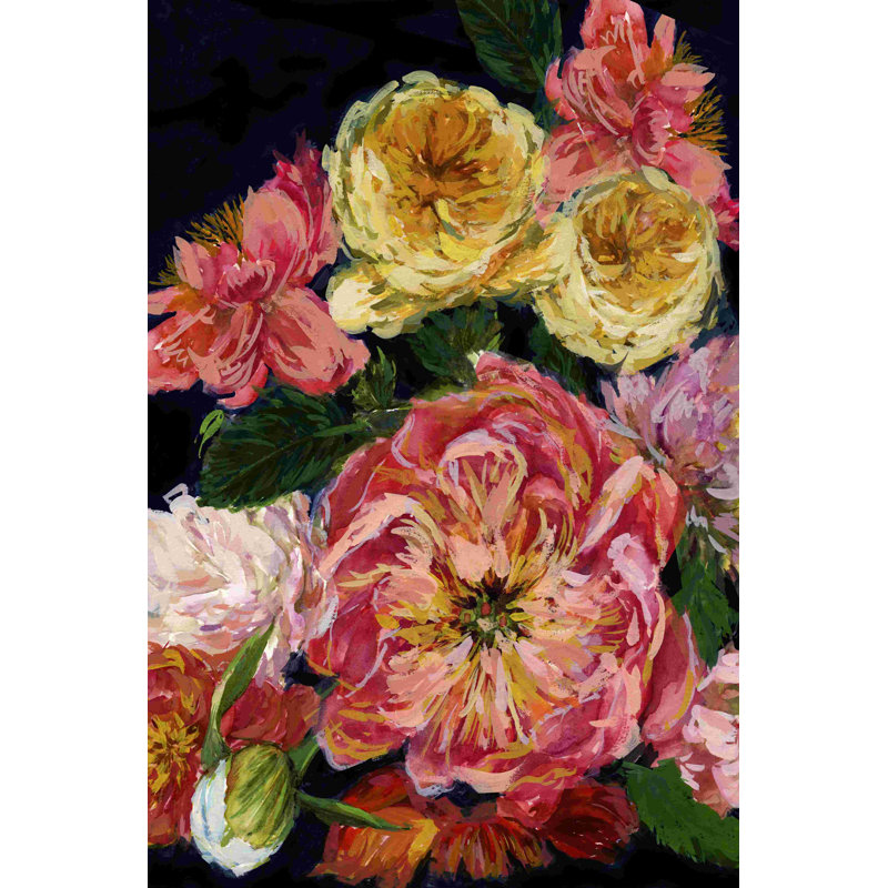 Bouquet rétro III, H 48 po x l 32 po