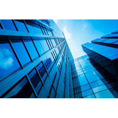 Skyscrapers 1 Piece Wrapped Canvas Wall Art