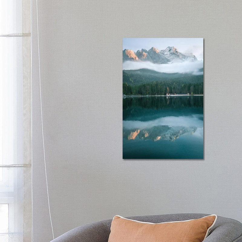 Boathouse At The Lake by Fabian Fortmann - Wrapped Canvas Print, 66.04 cm H x 45.72 cm W x 3.175 cm D