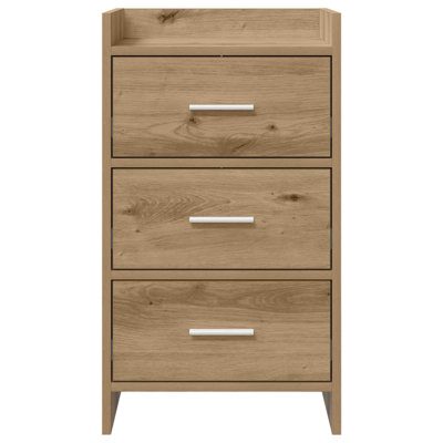 40cm W Composite Bedside Table