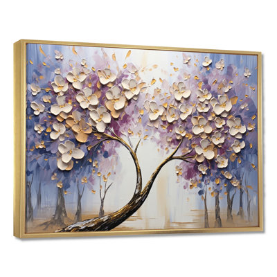 Arbre en fleurs avec fleurs blanches I