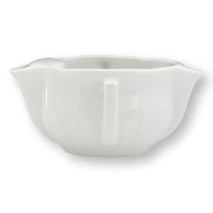 Saucière rétro en porcelaine Pilivuyt
