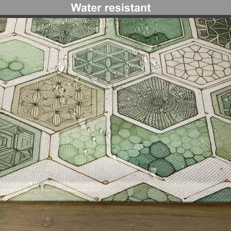 Ensemble de 4 napperons Ambesonne Sauge Green