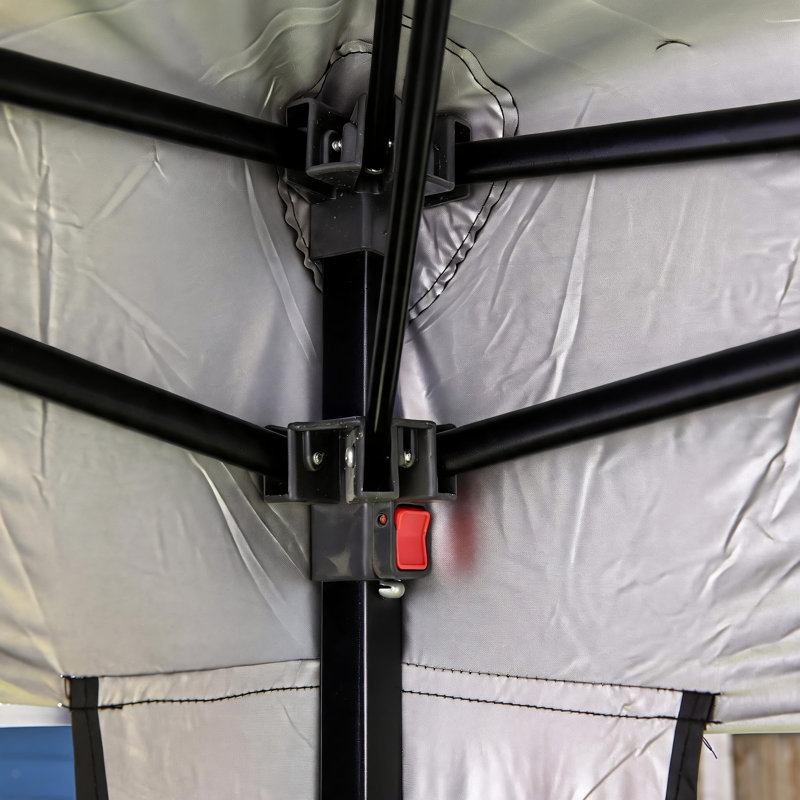 Odakotah Easy Up Outdoor Garden 3m Gazebo, Black