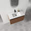 Meuble-lavabo simple avec plateau en résine 35,44 po Joela