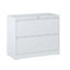 Classeur verrouillable en métal, 2 tiroirs, blanc, pour dossiers de bureau, peut contenir des documents de format moderne / blanc / format A4 / F4 verrouillable, peu encombrant, pouvant accueillir-101307622