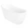 60" Sheba Acrylic Slipper Tub - White Drain Kit - Air Massage - Foam