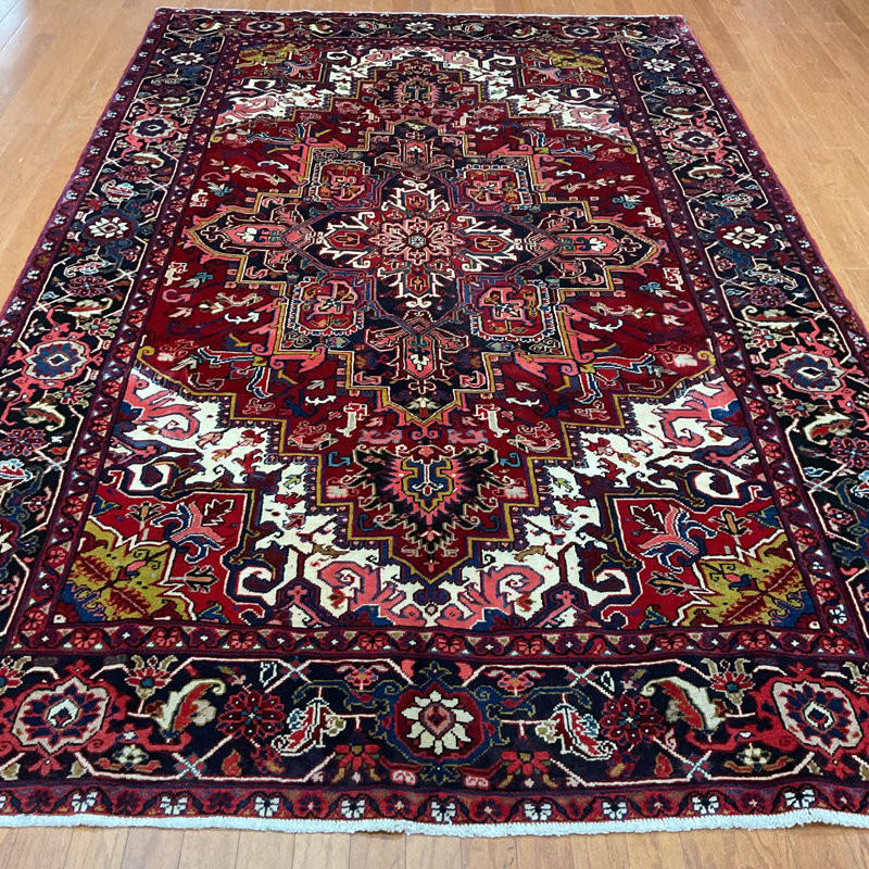 HERAT ORIENTAL Handmade Heriz Wool Rug