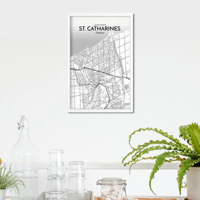 St. Catharines City Map, impression