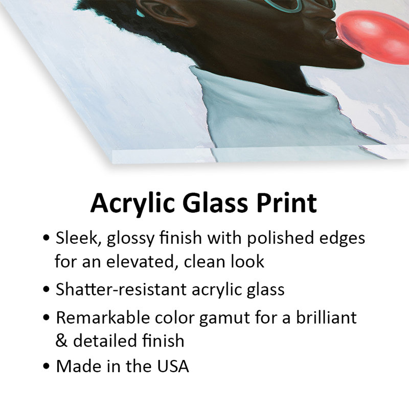 How Far Is A Light Year Print On Acrylic Glass, 24" H x 24" W x 0.25" D