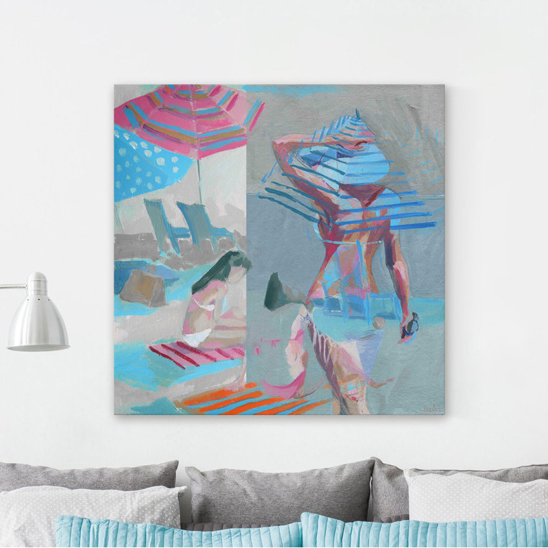 Parvez Taj - Wrapped Canvas Painting, 122cm H x 122cm W