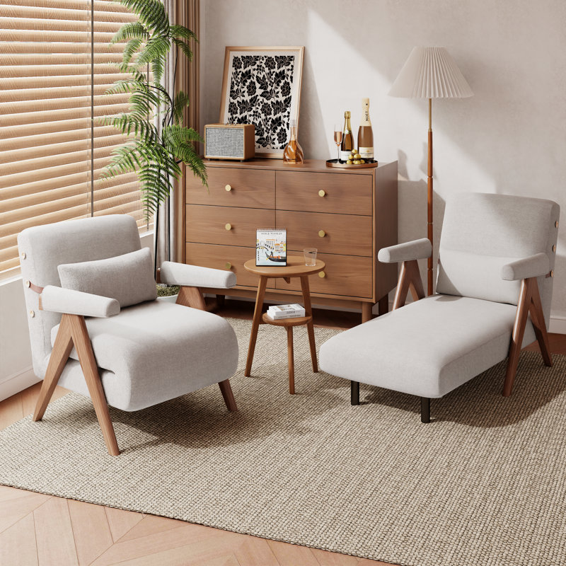 Canapé convertible 3-en-1 Casmir, Gris, H 31,8 po x l 23,6 po x P 74,8 po