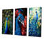 «Teal Radiant Peacock», 3 pièces sur toile-1918199231-1918199367