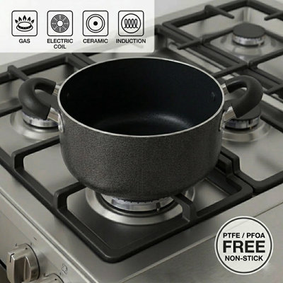 5.5 Qt Non-Stick Aluminum Stock Pot