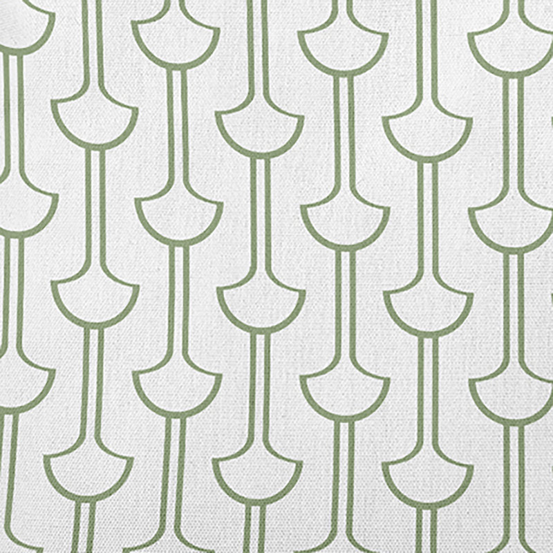 Coussin Modern Ginko, H 26 po x l 26 po, Thé vert, Carré