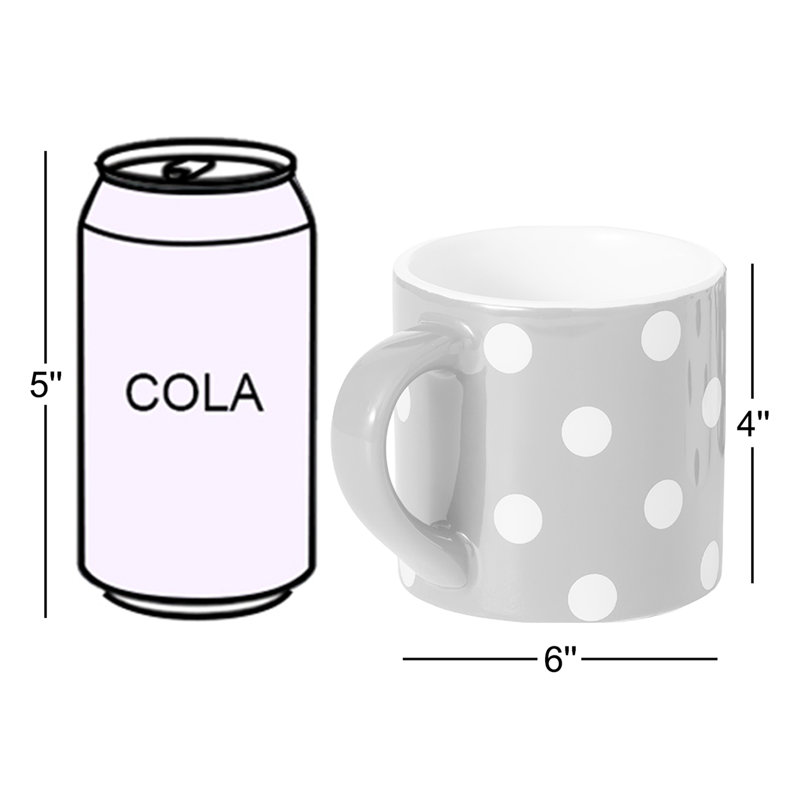 Tasse à pois