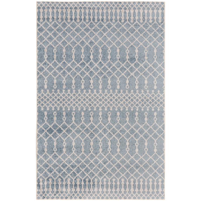 Kittie Washable Moroccan Indoor Rug, Rectangle 3'3" x 5'