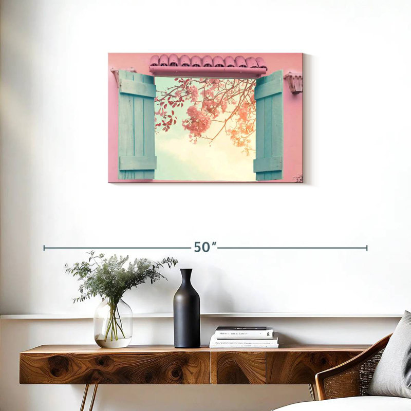Lilie Sakura Window View, 20" H x 30" W