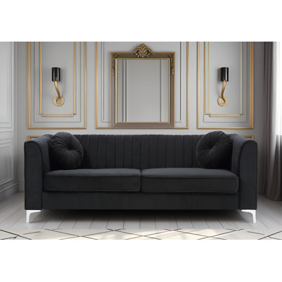 Tetouan Velvet Microsuede Sofa