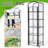5 Tier Portable Greenhouse With Locking Wheels & Pvc Cover, Indoor Outdoor Grow Tent Plant Shelter-127326990