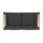 GIVANTA LOVESEAT, assemblage requis, structure en aluminium
