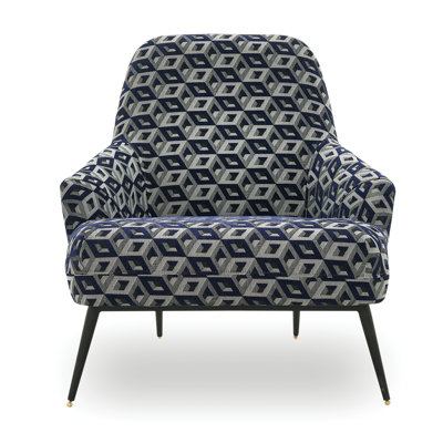 Fauteuil capitonné de 33 cm de large Jalyna