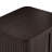 Potomac Reeding Pattern 2-Drawer Push-to-Open Nightstand with Solid Wood and Modern Bedside Accent Storage-1243385514