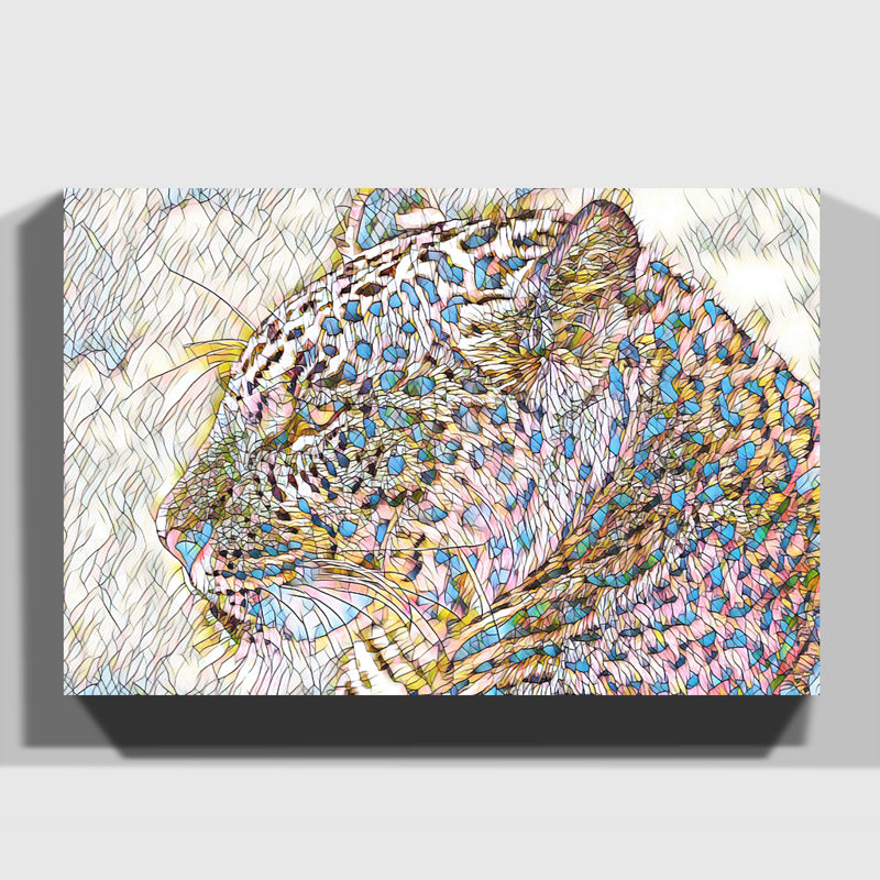 Jaguar - Wrapped Canvas, 40cm H x 60cm W