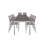 Aynura 12-Person Aluminum Outdoor Dining Set with Dual Rectangular Tables & Stackable Chairs