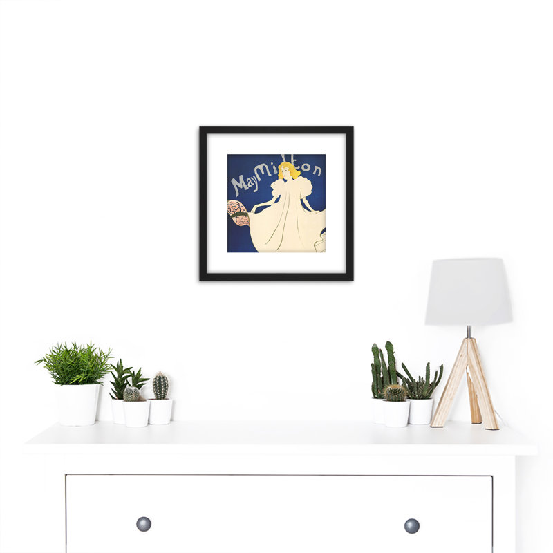 Toulouse-Lautrec Ballet Dancer May Milton Painting by Henri De Toulouse-Lautrec - Single Picture Frame Painting