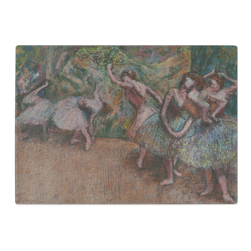 View of the Ballet Ballerina Dancers by Edgar Degas Chopping Board, 0.4cm H x 28.5cm W x 39cm L