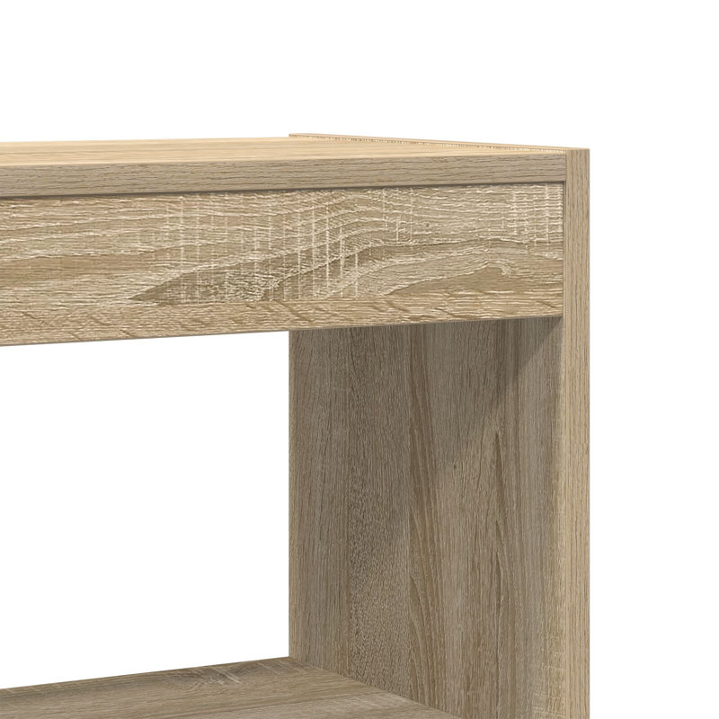 Book Cabinet Engineered Wood Bookshelves Freestanding Shelving Display