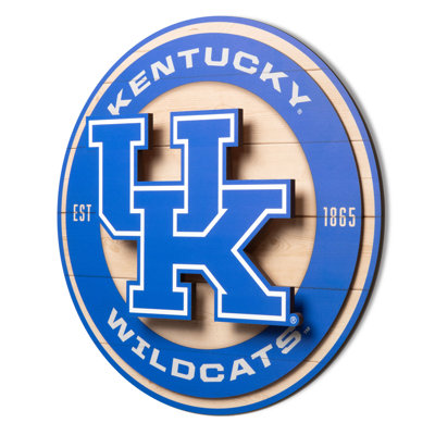 NCAA Kentucky Wildcats 3DX Circle Wall Art
