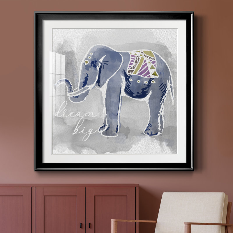 Dream Big - peinture encadrée, H 30,5 po x l 30,5 po x P 1,5 po, Toile avec cadre noir