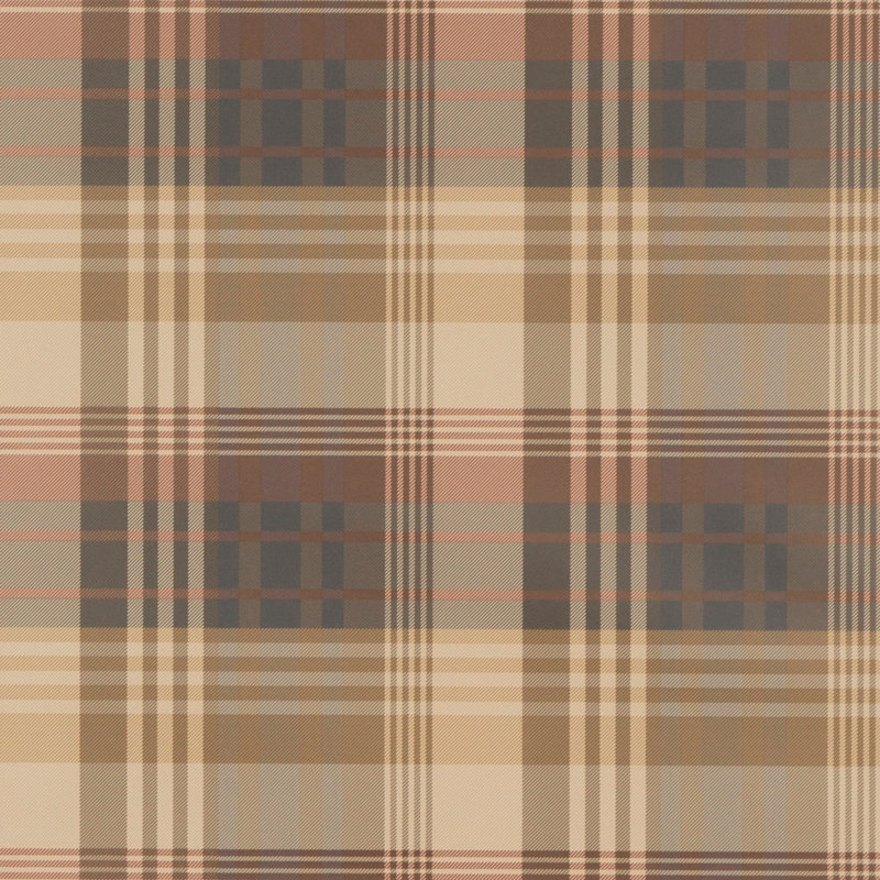 32.82' L x 20.47" W Wallpaper Roll, Red/Charcoal
