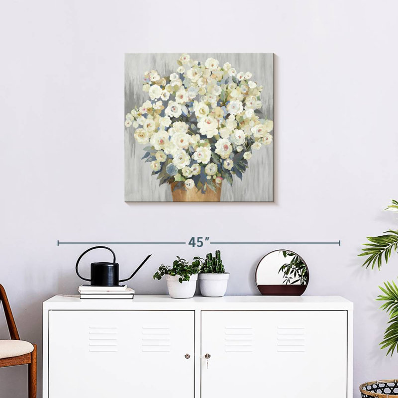 Harnek Budding Blossoms, 24" H x 24" W