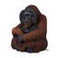 Statue de grand singe orang-outan de Bornéo