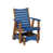 Pacific Blue Top/Antique Mahogany Base