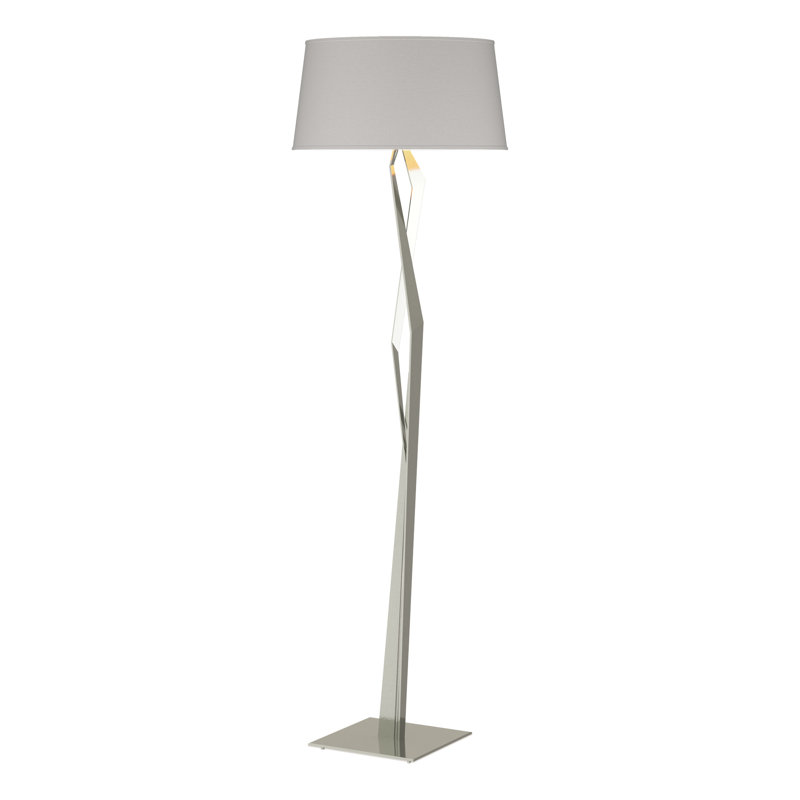 Facet 66" Novelty Floor Lamp, Flax, Sterling