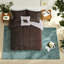 Ensembles de literie en sherpa douillet, polyester moelleux pour un confort rustique