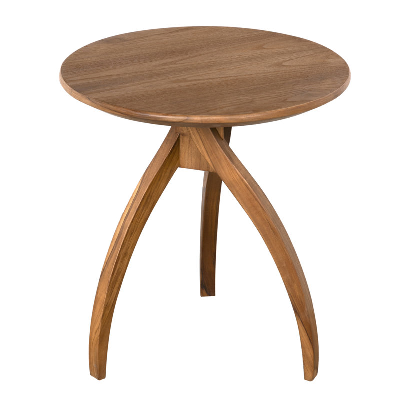 Vikram Solid Wood End Table, 21.5" H x 20" W x 20" D