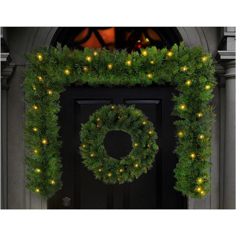 20cm Lighted Garland with Lights